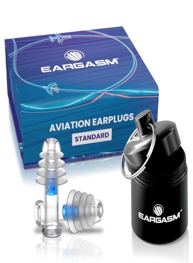 Eargasm Aviation Earplugs - Airplane Ear-Plugs for Ear Air Pressure Relief on Flights for Adults - High Altitude Air Travel Essential Earplugs for Men & Women for a Comfortable Trip - Image 1
